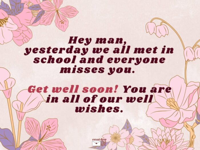 100+ Get Well Soon Messages For Loved Ones Not Feeling Well - Sweet ...
