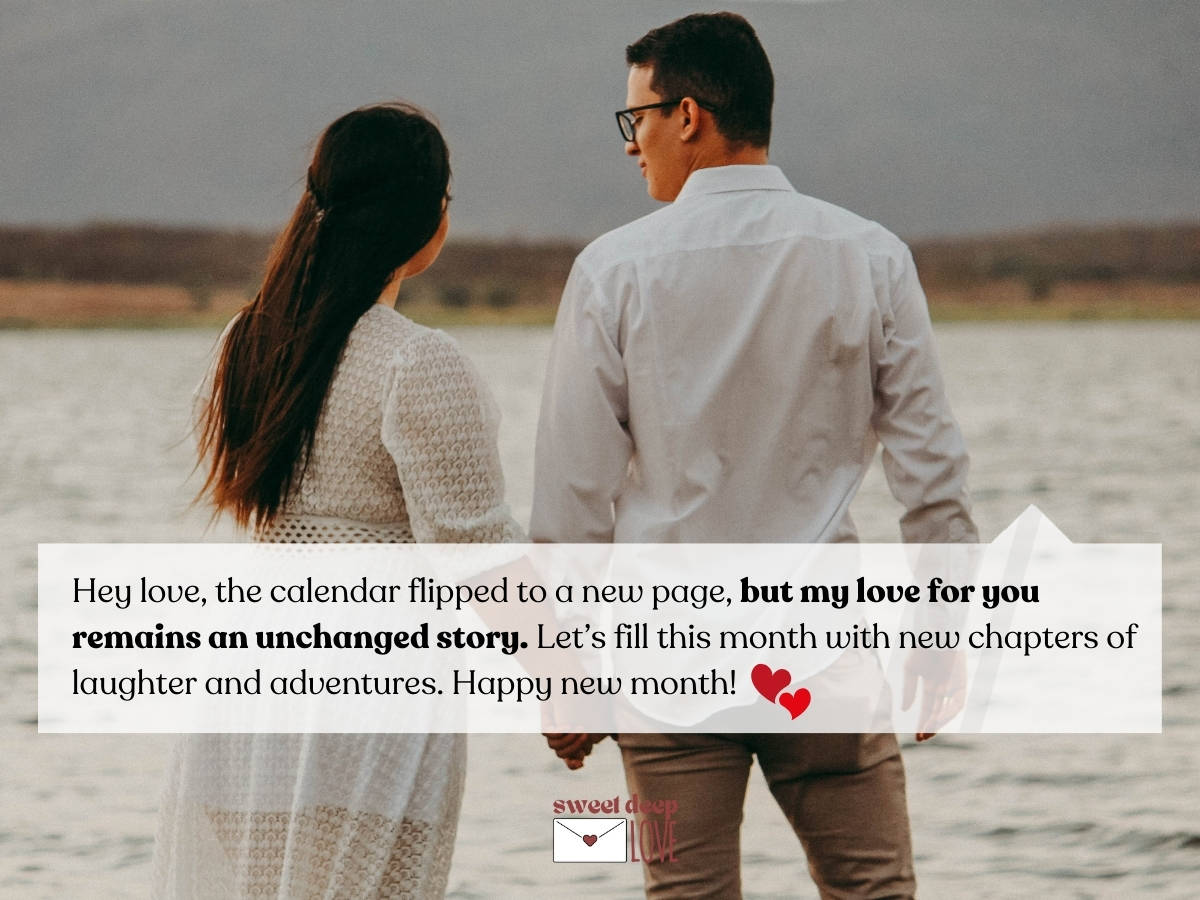 Happy New Month Message To My Love- 100 New Month Wishes - Sweet Deep Love