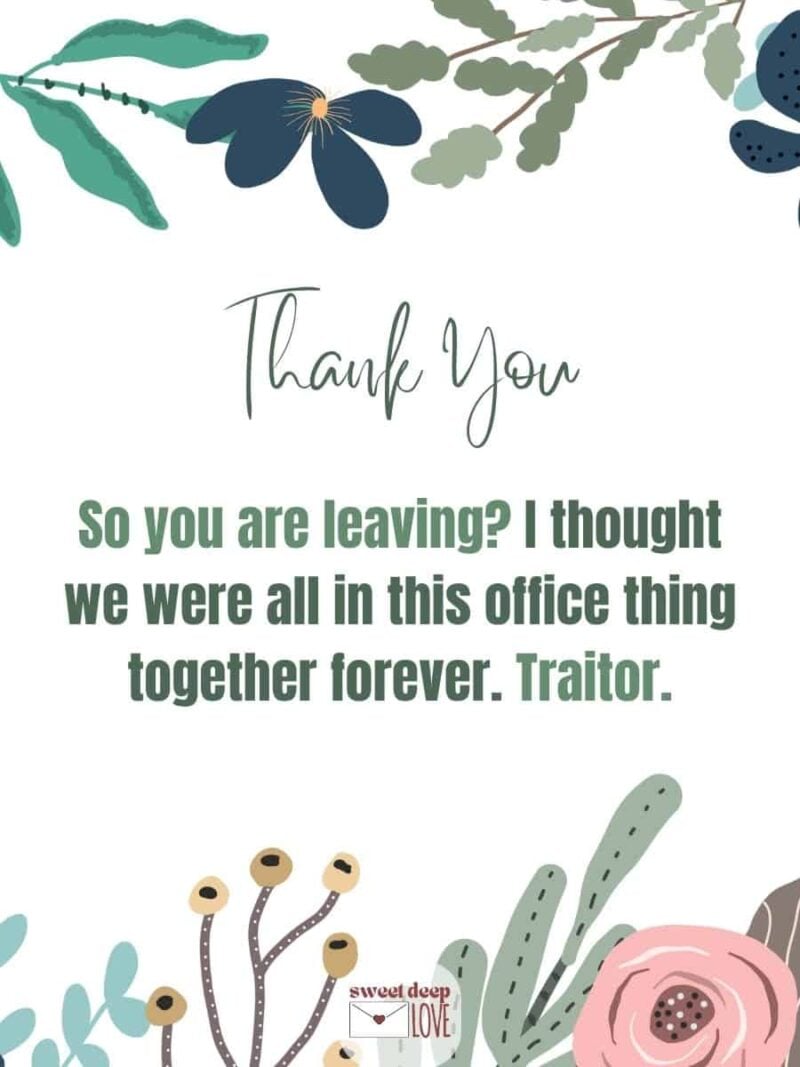 short goodbye message to colleague