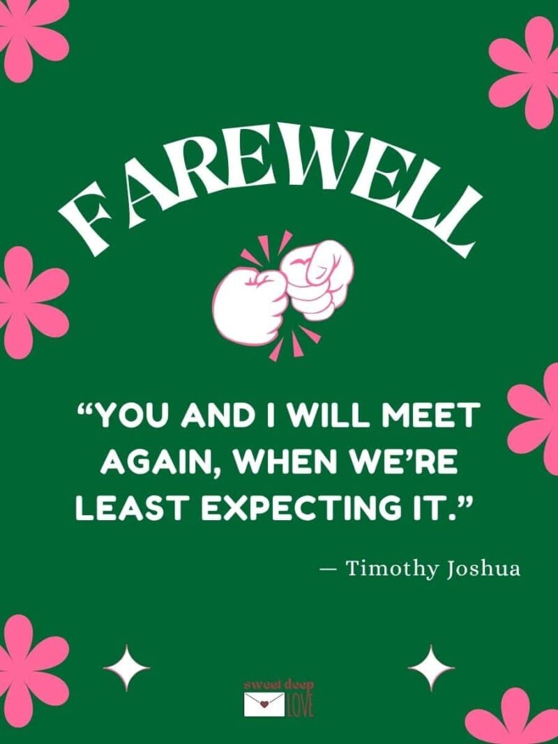 farewell card for coworker