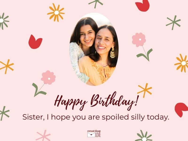 birthday messages for sister​
